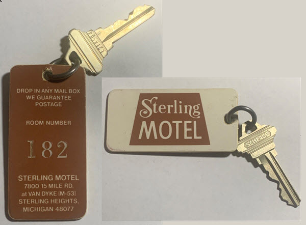 Sterling Motel - Key Fob (newer photo)